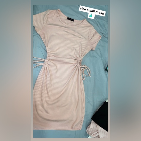 Dresses & Skirts - Elegant Pink Ruched Dress